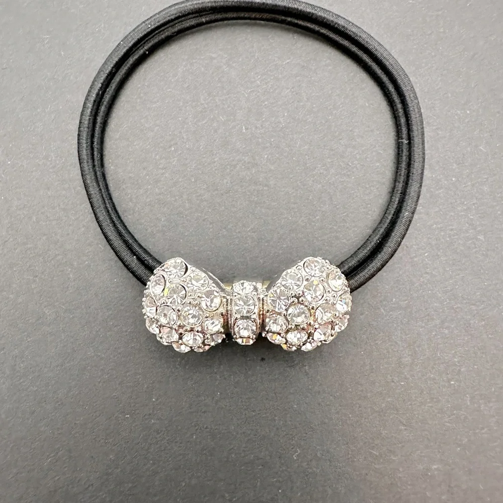 Crystal Bow Hair Tie Band NWOT - Picture 5 of 5